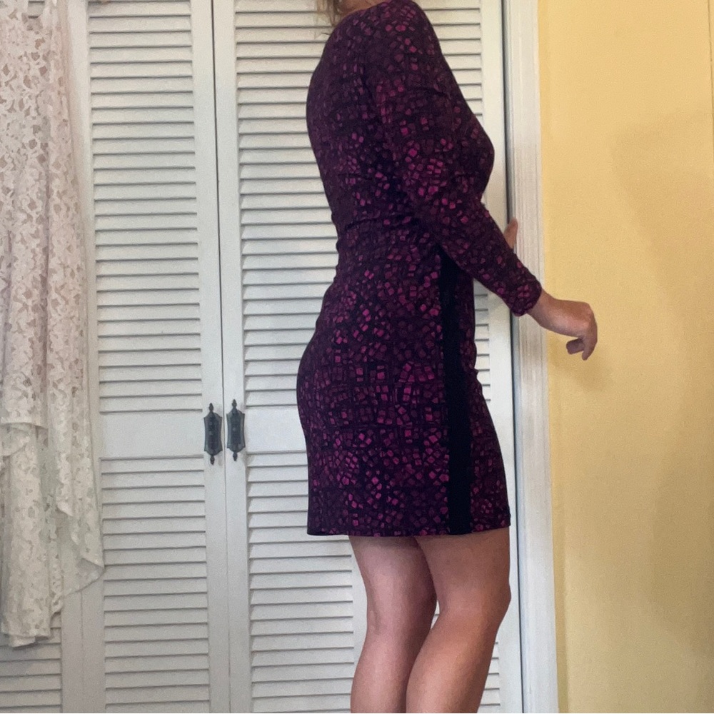 Chaps Faux Wrap Business Casual or Cocktail Dress Size MP - Picture 9 of 17